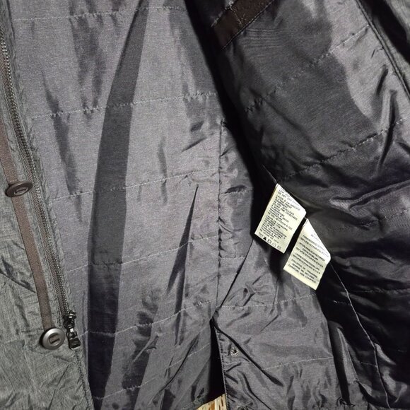 Joseph Abboud Quilted Jacket M Gray Lightweight Polyester Blend Casual Outerwear - Picture 5 of 5